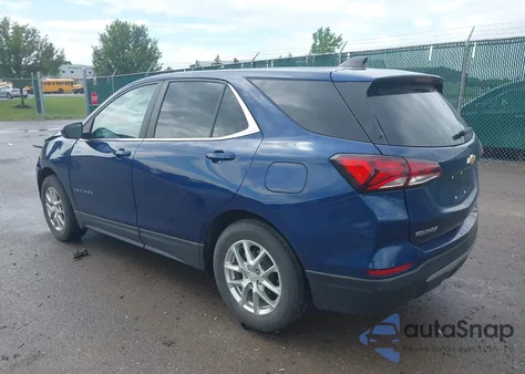 2022 Chevrolet Equinox Awd Lt из США, поврежденный, VIN 3GNAXUEV1NL260159